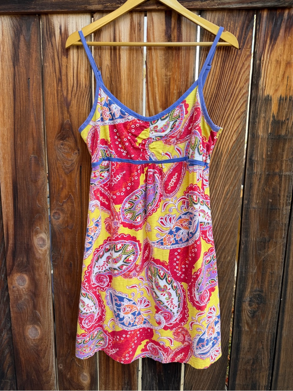 Tommy Bahama Vibrant Paisley Cami babydoll Sundress Size M